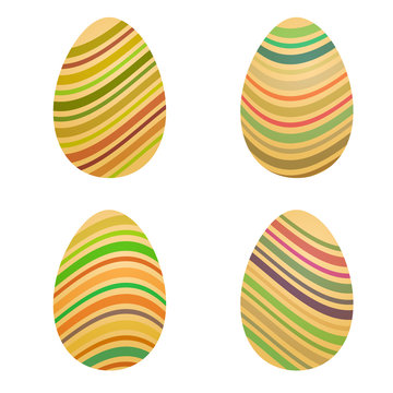 Vector illustration - easter eggs
