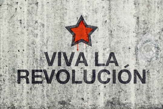 Viva La Revolucion Graffiti