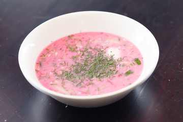 cold beetroot soup