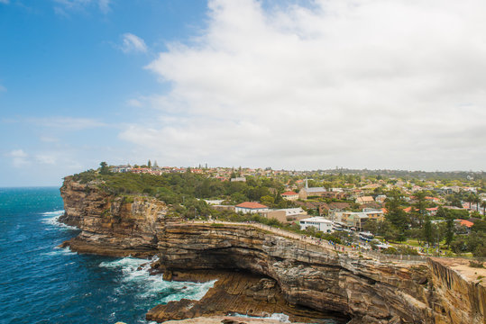 The Gap on a sunny day in Watsons Bay Sydney
