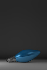 Torpedo light bulb lying