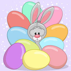 Bunny with eggs