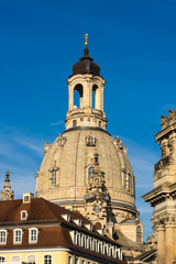 Dresden, closeup on Frauenkirche