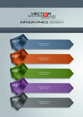 Modern Infographic Template with Necktie