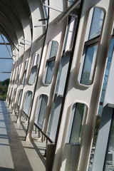 modern passenger terminal of the airport