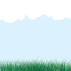 Obraz premium Minimalistic spring background, summer wallpaper