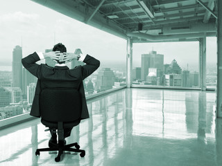Businessman in the office.