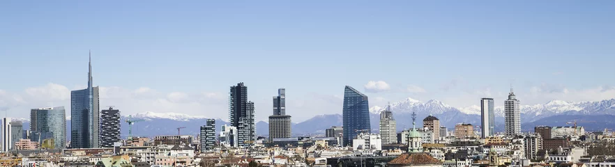 Muurstickers Milaan, skyline © alepvfoto