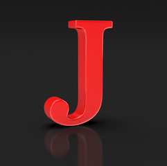 Letter J (clipping path included)
