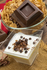 yogurt with chocolate