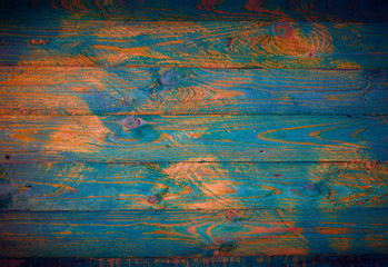 Old colored wooden surface