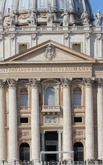 Fototapeta premium Basilica di San Pietro, Vatican, Rome, Italy ( March 12, 2015 )