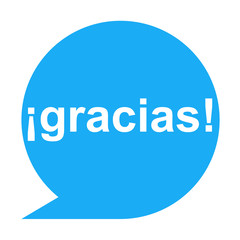 Icono texto gracias