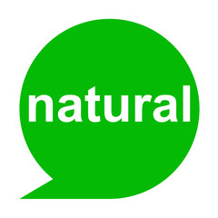 Icono texto natural
