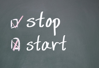 start or stop determine