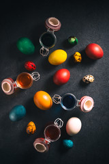 Colorful Easter eggs