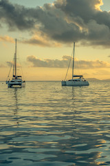 Recreational Yacht at the Indian Ocean