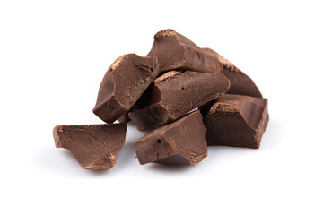 Broken chocolate bar