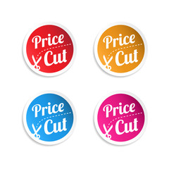 Price Cut Stickers