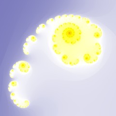 Fractal floral pattern