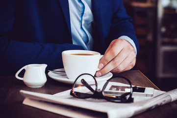 Businessman closeup