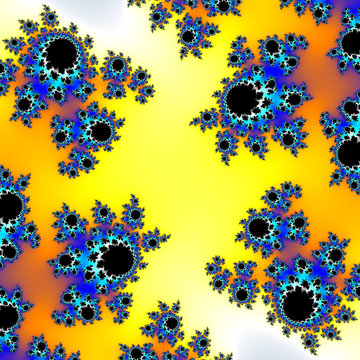 Fractal floral pattern