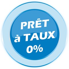 bouton prêt à taux 0%