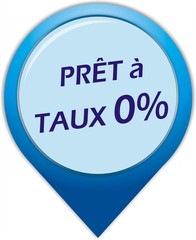 bouton prêt à taux 0%