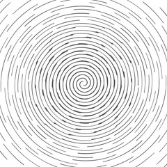 Fototapeta na wymiar Abstract spiral design pattern. Circular, rotating background