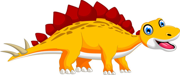 Cute dinosaur cartoon © jihane37