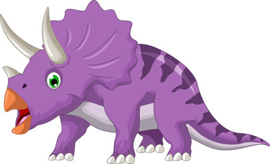 Dinosaur Triceratops cartoon