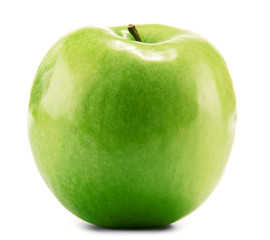 Green apple isolated on white