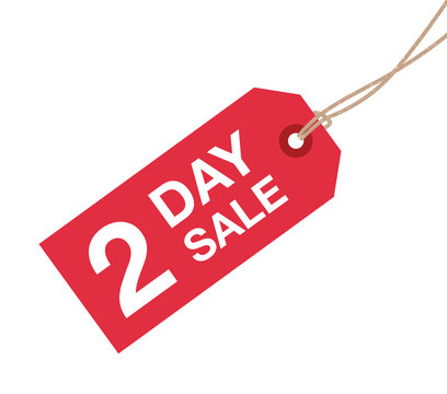 two day left sale sign