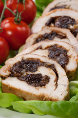 Turkey Breast Roulade on Butter Lettuce