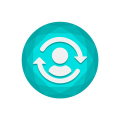 Obraz premium Vector Diamond Button