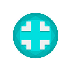 Obraz premium Vector Diamond Button