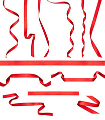 red ribbon bow celebration decoration