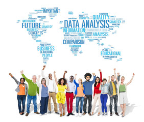 Data Analysis Analytics Comparison Information Concept