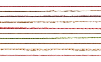 wool string rope cord cable line - obrazy, fototapety, plakaty