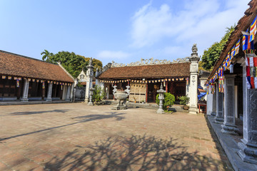 Fototapeta premium Typical landscape of Vietnam village