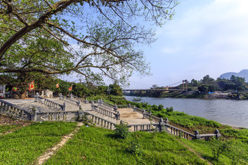 Obraz premium Typical landscape of Vietnam village