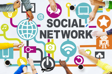 Business People Connection Communication Social Network Concept