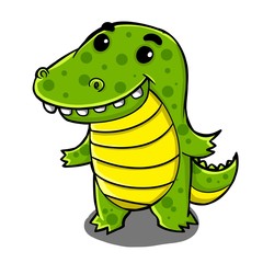 Fototapeta premium cute crocodile