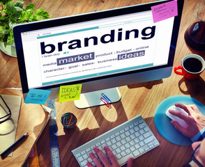 Digital Dictionary Branding Marketing Ideas Concept