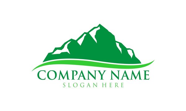 mountain logo vector