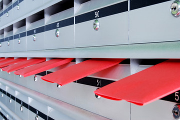 Letterboxes and red envelopes
