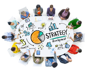 Strategy Development Goal Marketing Vision Planning Concept