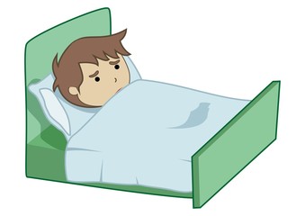 boy sick