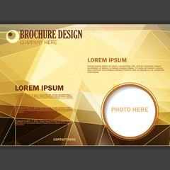 Vector presentation of business poster