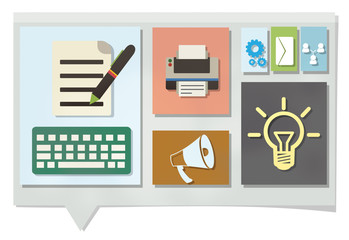 Content Connect Social Media Data Blog Concept